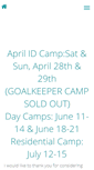 Mobile Screenshot of ccugirlssoccercamp.com